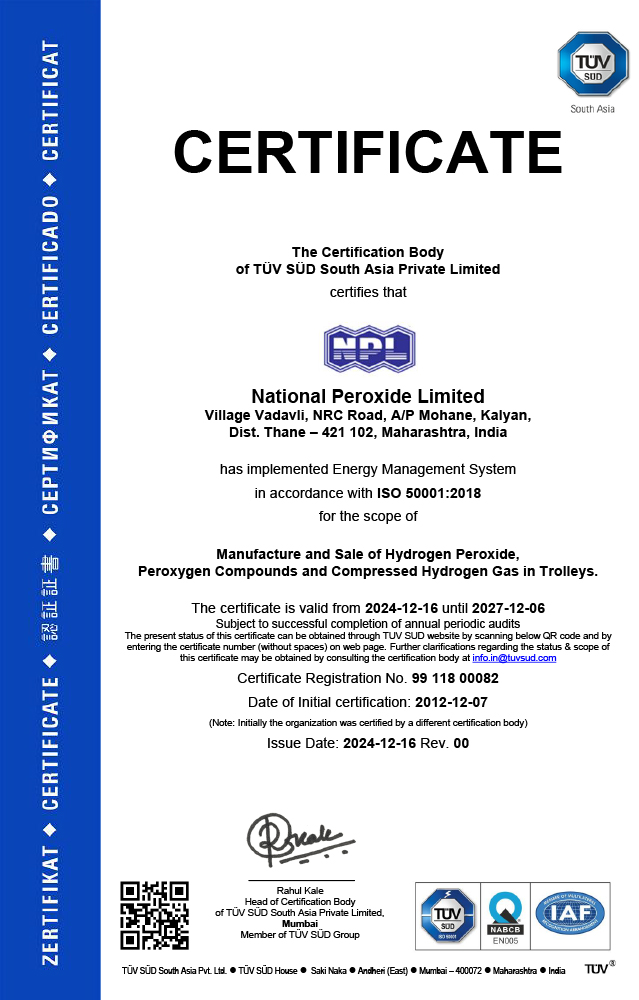 Energy Management System standard - ISO 50001:2018